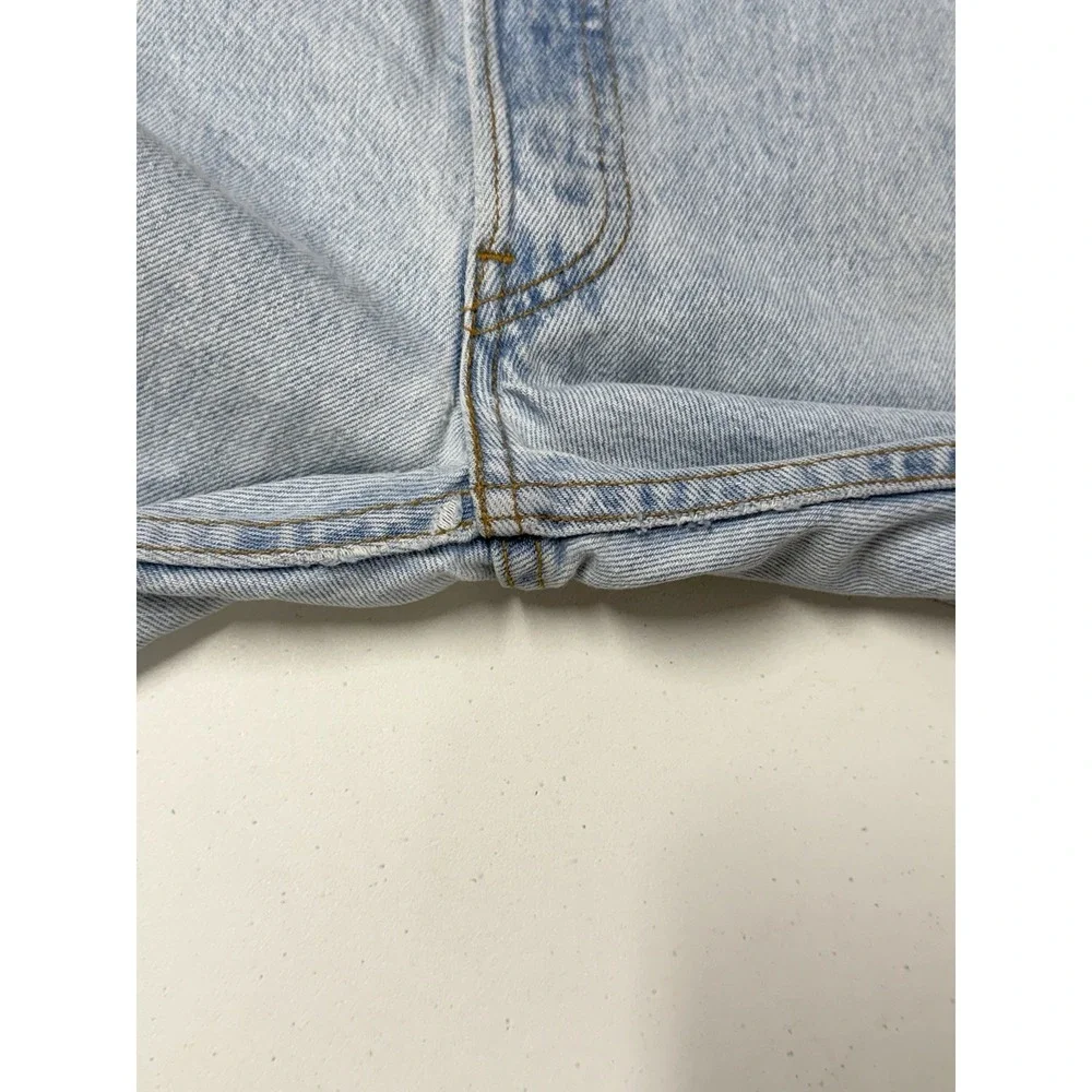 Vtg Levi's 501 Jeans Men's Fits 32x30.5 Light Wash Made In USA (tagged 34x32)